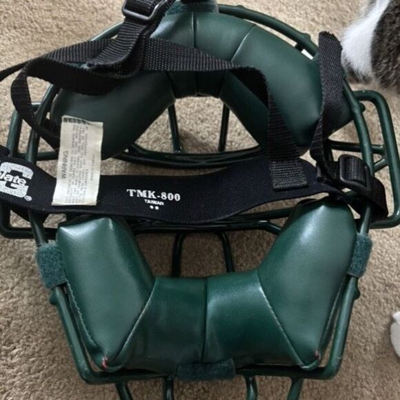 Tag Battle Gear TMK-800 Green Catcher Umpire Mask - Picture 6 of 7